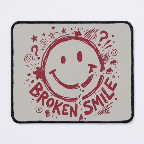 Item preview, Broken Smile Smiley Logo designed and sold by FatmaAhmed90.