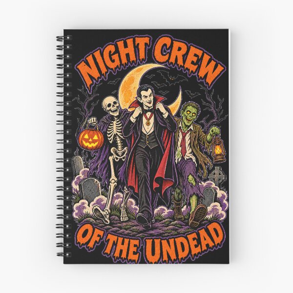 Item preview, Night Crew of the Undead Halloween Horror designed and sold by SquatchPrintsCo.