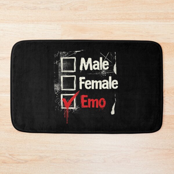 Item preview, Male Female Emo Checklist Gift for Scene and Emo Fans designed and sold by Say It With Ink.