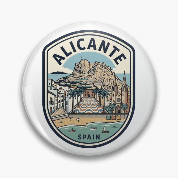 Item preview, Alicante Spain Vintage Travel Emblem designed and sold by k3rstman1.