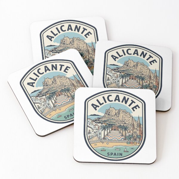 Item preview, Alicante Spain Vintage Travel Emblem designed and sold by k3rstman1.
