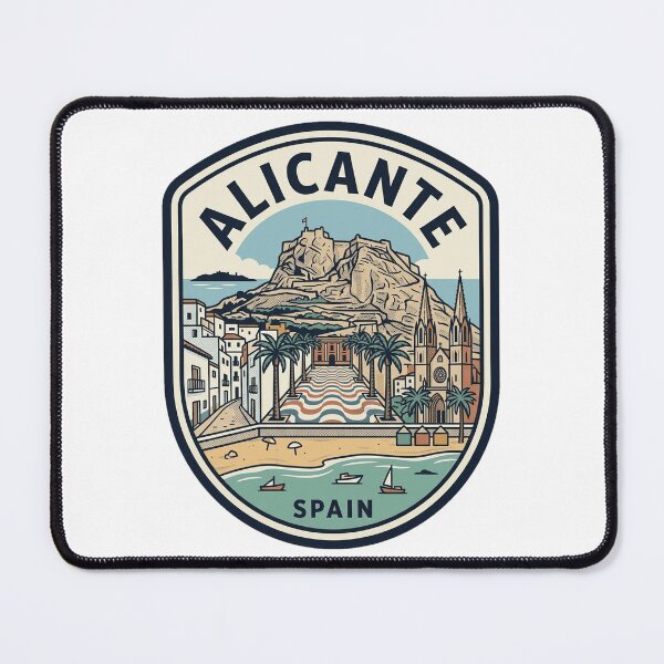 Item preview, Alicante Spain Vintage Travel Emblem designed and sold by k3rstman1.