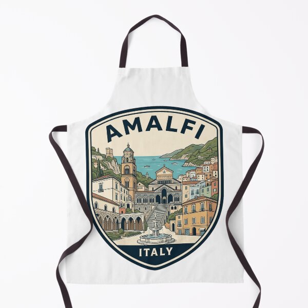 Item preview, Amalfi Italy Coast Vintage Travel Badge designed and sold by k3rstman1.