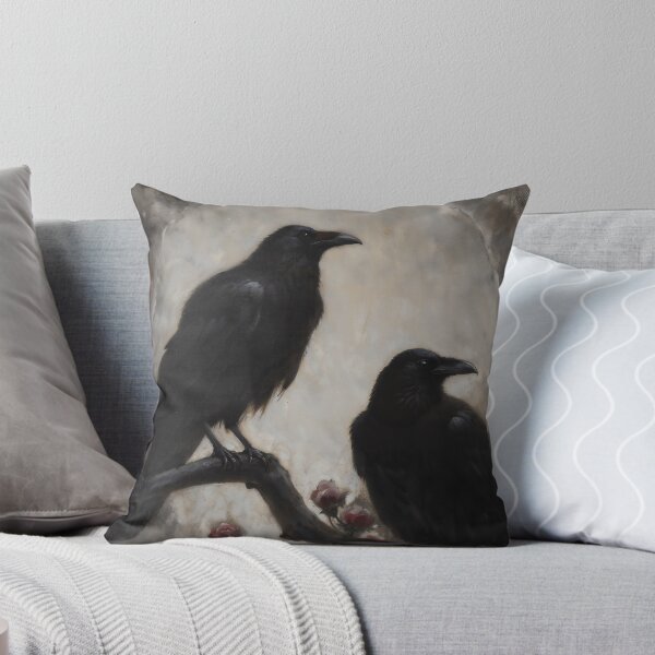 Item preview, Two Black Ravens Among Roses designed and sold by DarkHolyQueen.