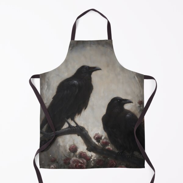 Item preview, Two Black Ravens Among Roses designed and sold by DarkHolyQueen.