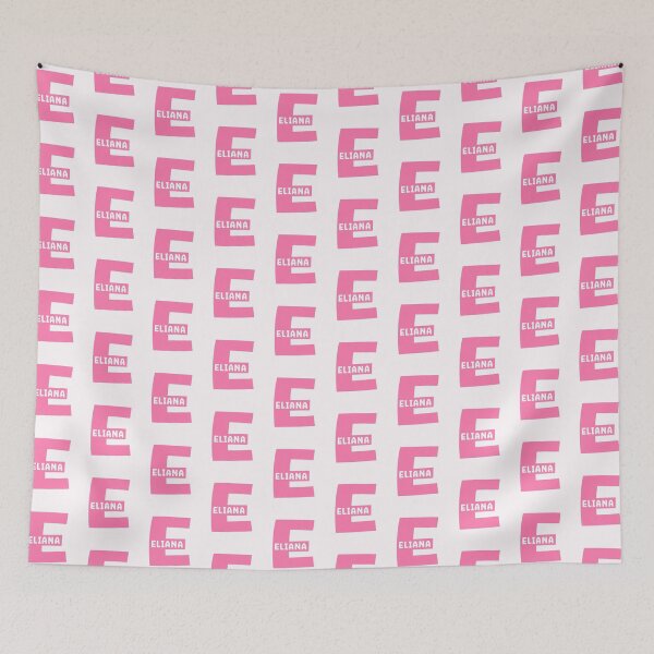 Item preview, Eliana Name Pink Alphabet Letter E designed and sold by Jeallan Designs.