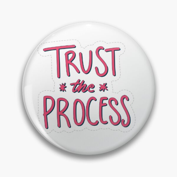 Item preview, Trust The Process Aesthetic Typography Quote designed and sold by     Fatma Creates.