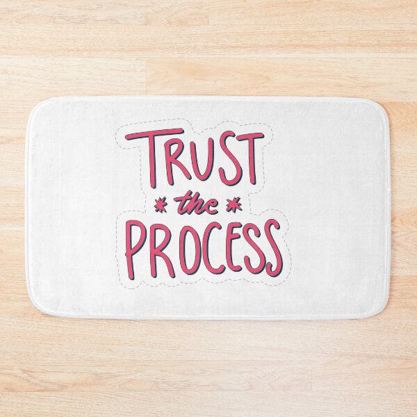 Item preview, Trust The Process Aesthetic Typography Quote designed and sold by     Fatma Creates.