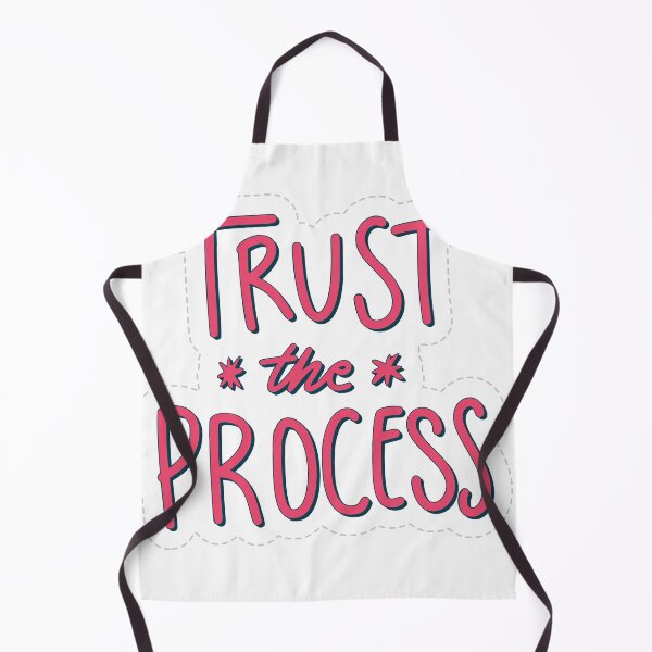Item preview, Trust The Process Aesthetic Typography Quote designed and sold by Fatma Creates.