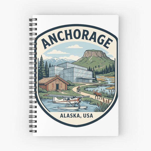 Item preview, Anchorage Alaska Vintage Travel Patch designed and sold by k3rstman1.