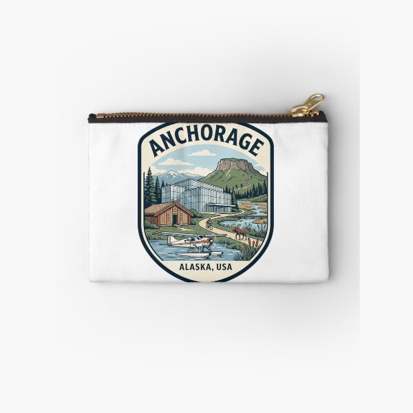 Item preview, Anchorage Alaska Vintage Travel Patch designed and sold by k3rstman1.