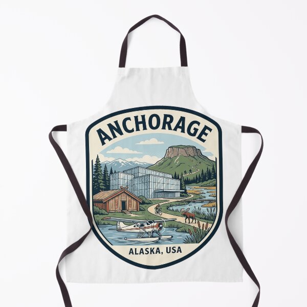 Artikelvorschau, Vintage-Reiseaufnäher aus Anchorage, Alaska entworfen und verkauft von k3rstman1.
