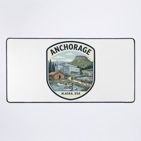 Item preview, Anchorage Alaska Vintage Travel Patch designed and sold by k3rstman1.