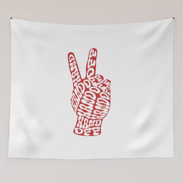 Item preview, Hands Off Trippy Peace Sign Protest designed and sold by drchzak.