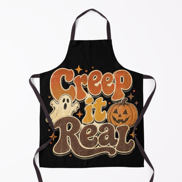 Item preview, Creep It Real Groovy Halloween Ghost and Pumpkin Retro designed and sold by LOL-N-LIFESTYLE.