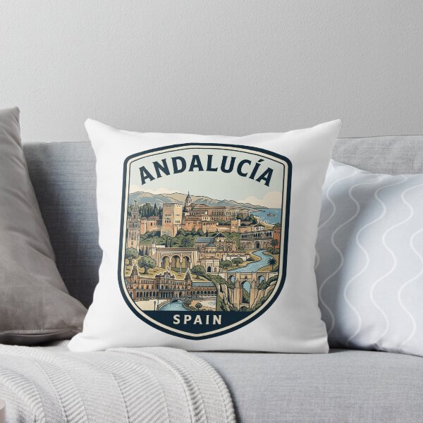 Item preview, Andalucia Spain Vintage Travel Emblem designed and sold by k3rstman1.