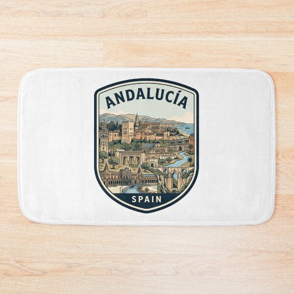 Item preview, Andalucia Spain Vintage Travel Emblem designed and sold by k3rstman1.