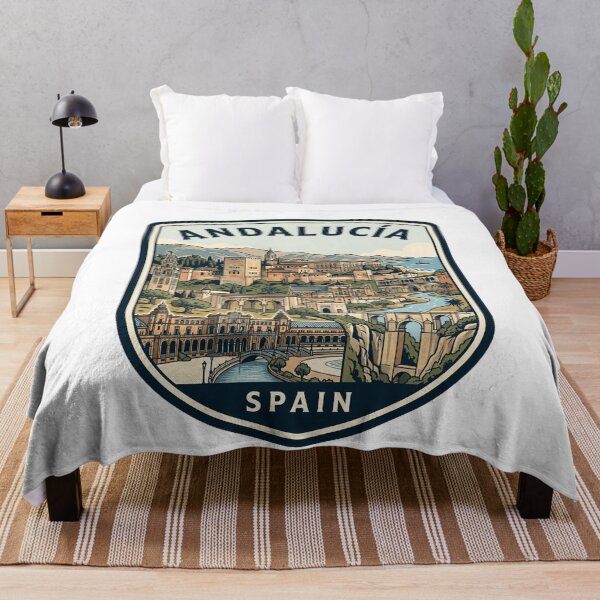 Item preview, Andalucia Spain Vintage Travel Emblem designed and sold by k3rstman1.