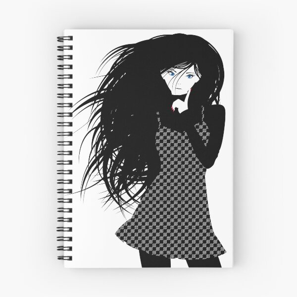 Item preview, Gothic girl with long hair and blue eyes designed and sold by Keltoi-art.