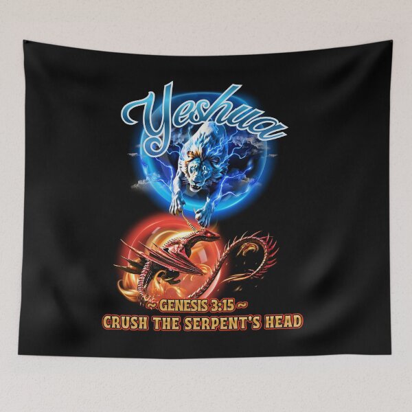 Item preview,  Yeshua Crush the Serpent's Head designed and sold by Tripp Art Studio.