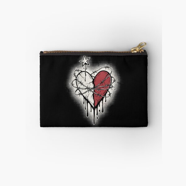 Item preview, Split Heart Barbed Wire Emo Aesthetic Gift designed and sold by Say It With Ink.