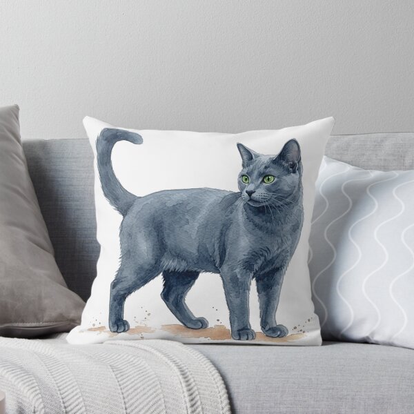 Item preview, water color russian blue sticker designed and sold by Stickers void.