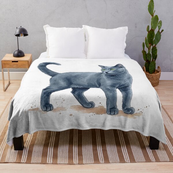 Item preview, water color russian blue sticker designed and sold by Stickers void.