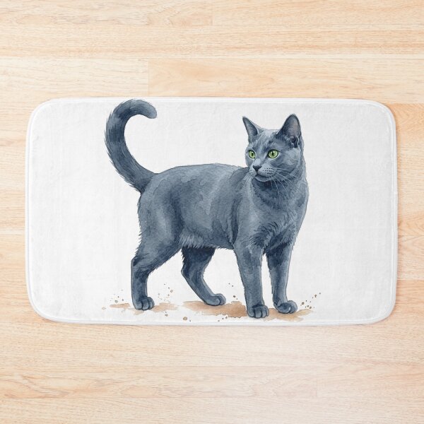 Item preview, water color russian blue sticker designed and sold by Stickers void.