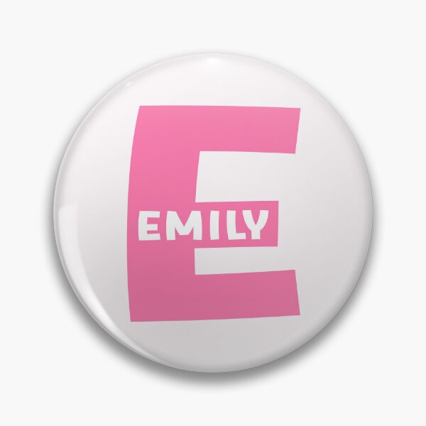 Item preview, Emily Name Pink Alphabet Letter E designed and sold by Jeallan Designs.