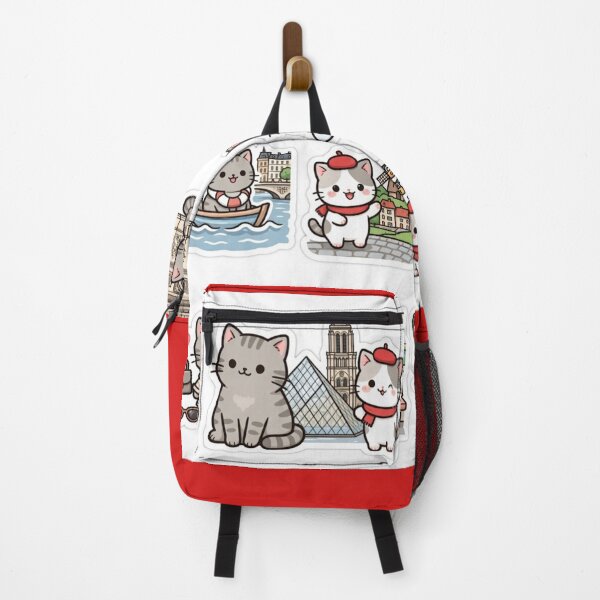 Item preview, Junior and Freda Paris France - Cute Cats Travel Sticker Pack 12pcs Kawaii designed and sold by MAISON SYLVIE.