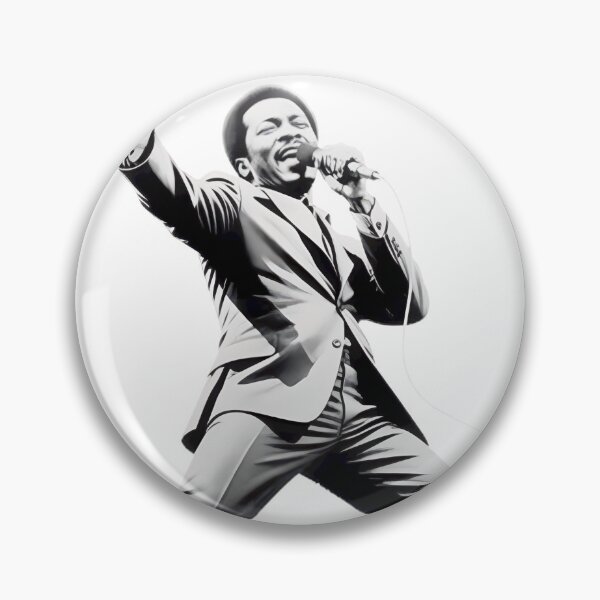 Item preview, Otis Redding Singing Retro Vintage Style Art - Soul Music Legend Illustration ⭐⭐⭐⭐⭐ designed and sold by adal-heidis.