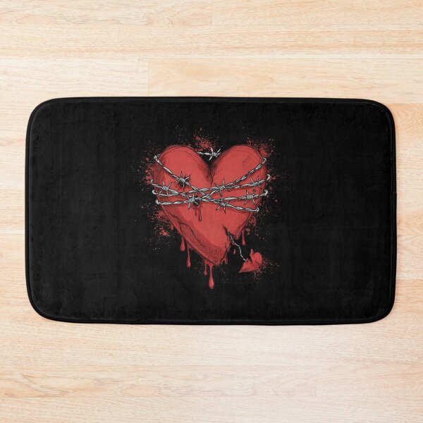Item preview, Bleeding Barbed Wire Heart Emo Aesthetic Gift designed and sold by Say It With Ink.