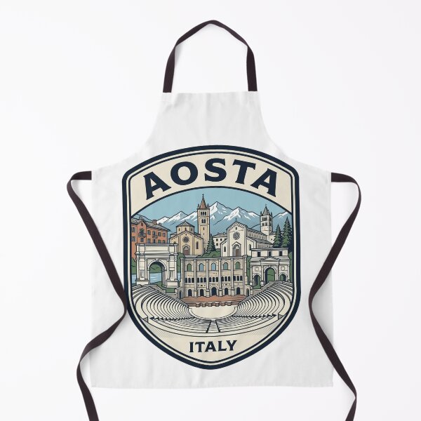 Item preview, Aosta Italy Vintage Travel Emblem Roman Ruins designed and sold by k3rstman1.