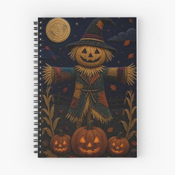 Item preview, Midnight Pumpkin Patch Scarecrow Layered Felt designed and sold by PixelPanduh.