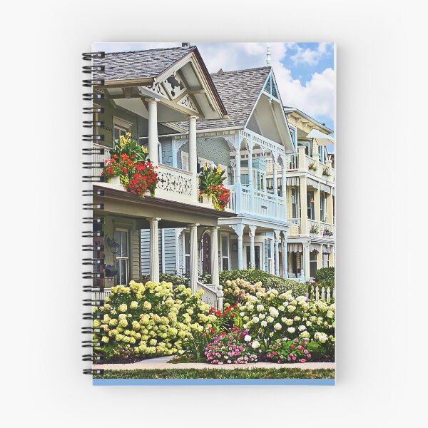 Item preview, Ocean Grove NJ – Street With White Hydrangea designed and sold by Susan Savad.