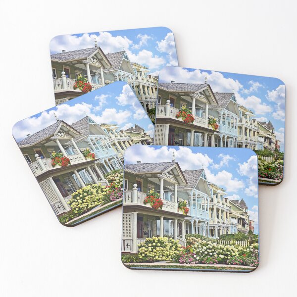 Item preview, Ocean Grove NJ – Street With White Hydrangea designed and sold by Susan Savad.