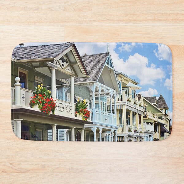 Item preview, Ocean Grove NJ – Street With White Hydrangea designed and sold by Susan Savad.