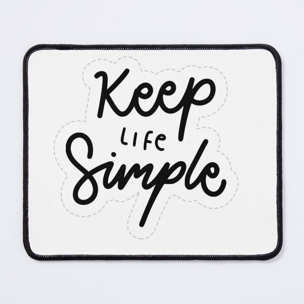 Item preview, Keep Life Simple Minimalist Typography Quote designed and sold by     Fatma Creates.