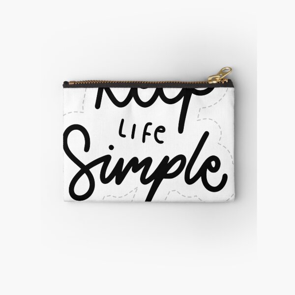 Item preview, Keep Life Simple Minimalist Typography Quote designed and sold by     Fatma Creates.