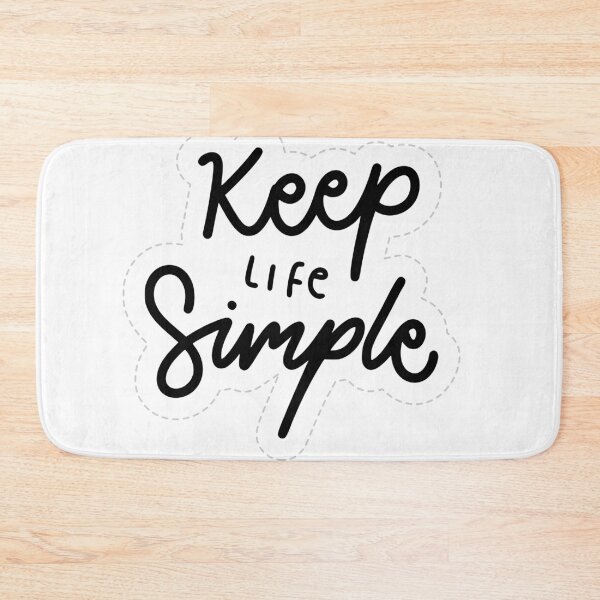 Item preview, Keep Life Simple Minimalist Typography Quote designed and sold by     Fatma Creates.