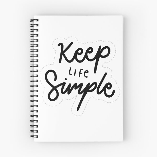 Item preview, Keep Life Simple Minimalist Typography Quote designed and sold by     Fatma Creates.