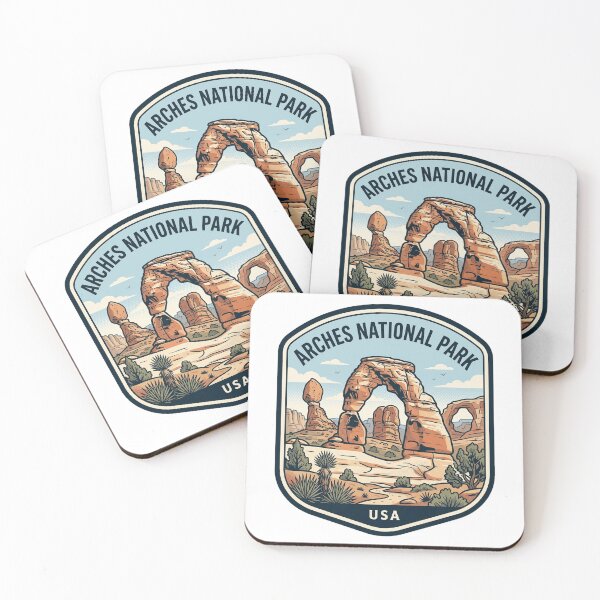 Item preview, Arches National Park Utah Vintage Travel Badge designed and sold by k3rstman1.