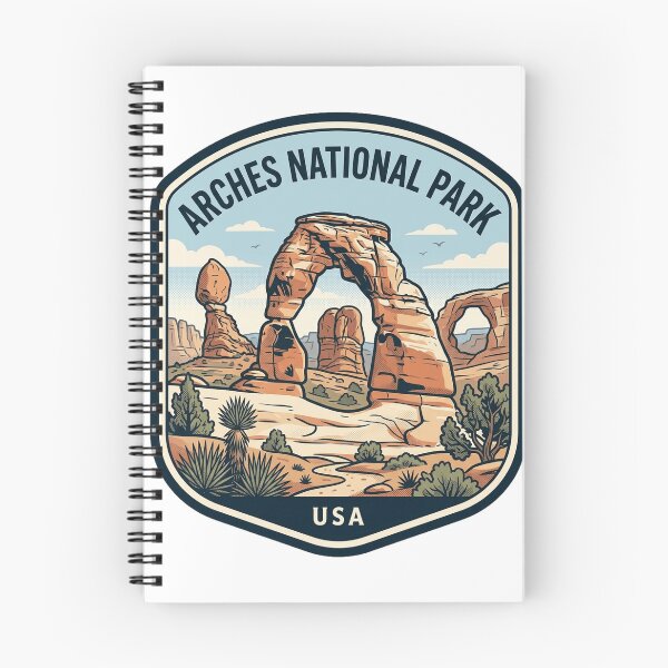 Item preview, Arches National Park Utah Vintage Travel Badge designed and sold by k3rstman1.