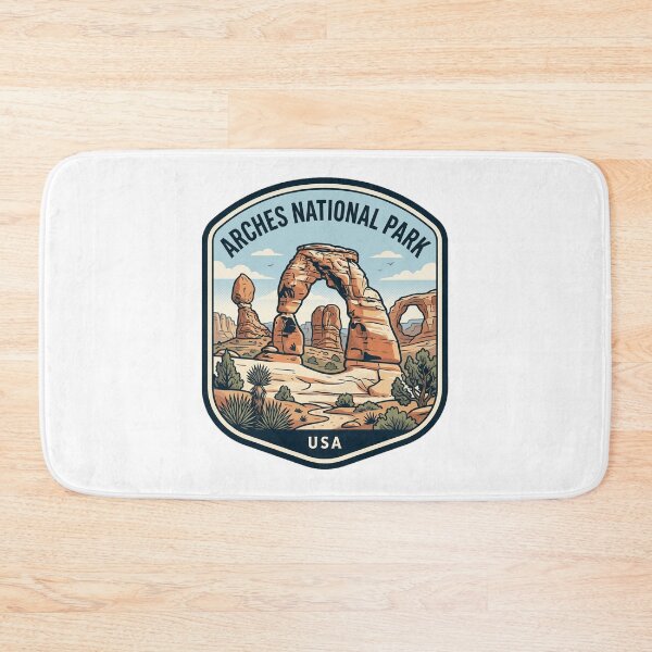 Item preview, Arches National Park Utah Vintage Travel Badge designed and sold by k3rstman1.