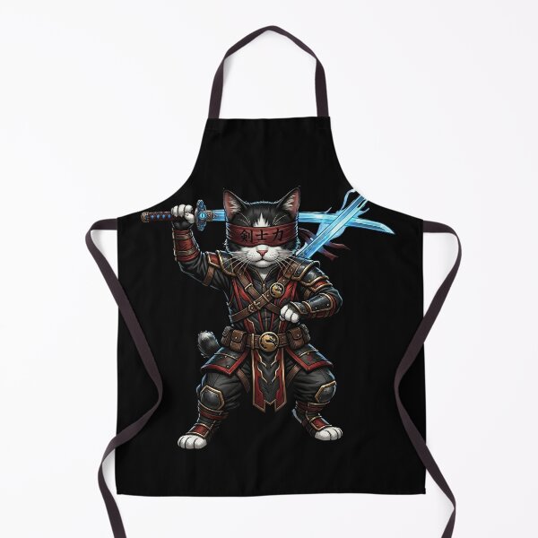 Item preview, Samurai Cat Warrior – Ninja Cat with Katana for Gamers & Cat Lovers designed and sold by TOOBIC.