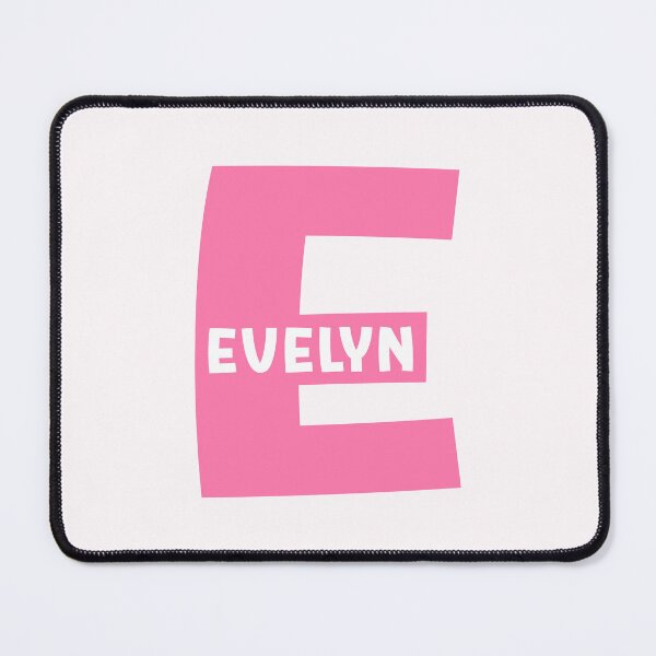 Item preview, Evelyn Name Pink Alphabet Letter E designed and sold by Jeallan Designs.