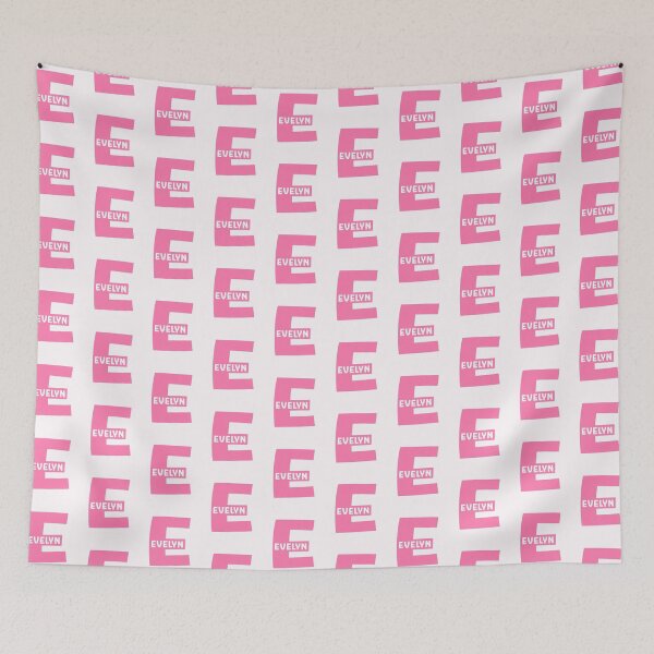 Item preview, Evelyn Name Pink Alphabet Letter E designed and sold by Jeallan Designs.