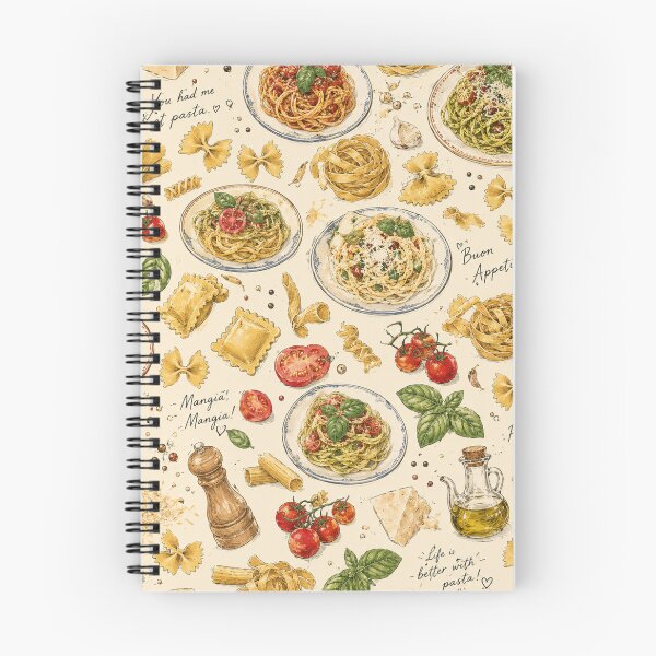 Item preview, Vintage Italian Pasta Recipe designed and sold by Side Quest Co..