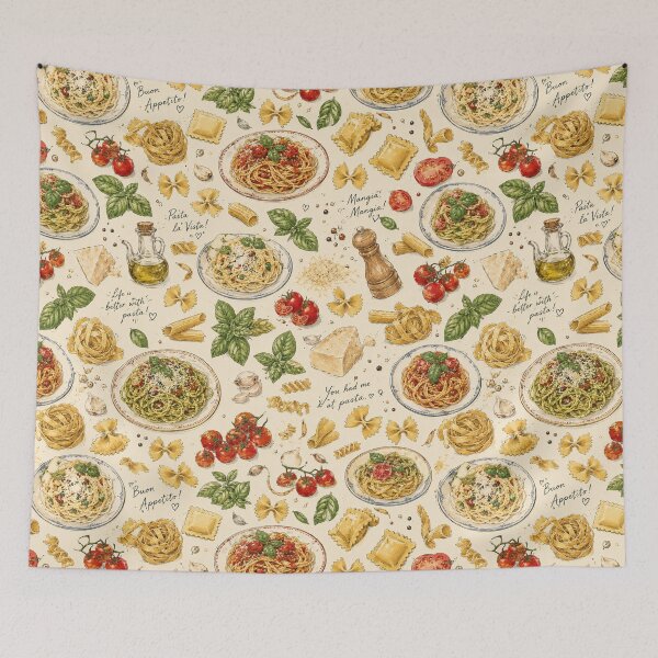 Item preview, Vintage Italian Pasta Recipe designed and sold by Side Quest Co..