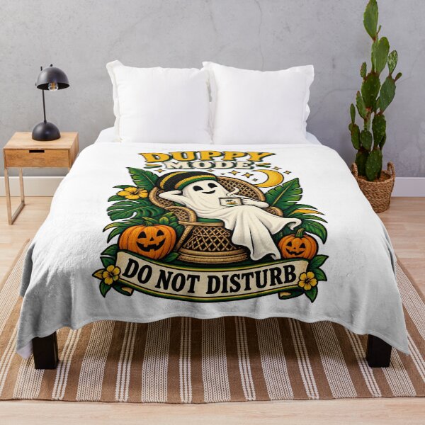 Item preview, Duppy Mode Do Not Disturb – Jamaican Spooky Ghost designed and sold by BilcoStillbaze.
